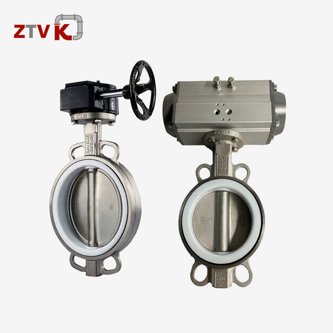 6inch stainless steel butterfly valve